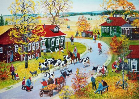 Дина Ельцева наивное искусство