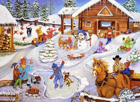 Зимние развлечения