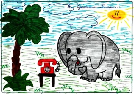 Рисование по сказке телефон