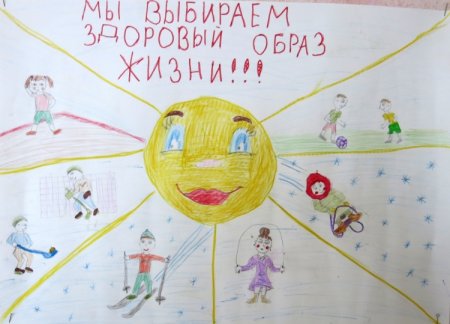 Здоровые привычки рисунок