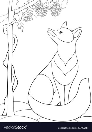 Лиса и виноград басня