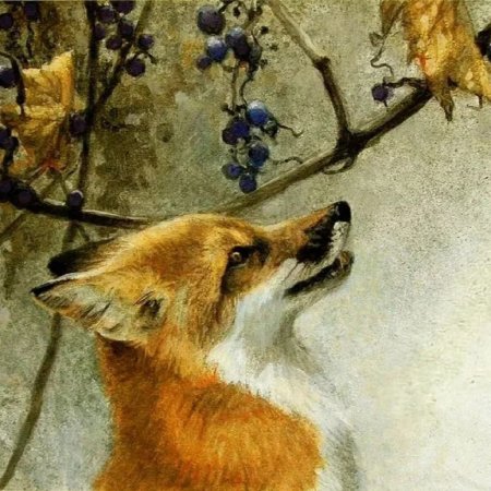 Лиса и виноград мультфильм