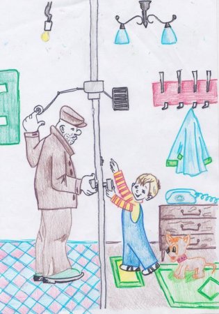 Рисунок на тему опасные ситуации