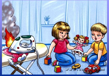 Пожар для детей