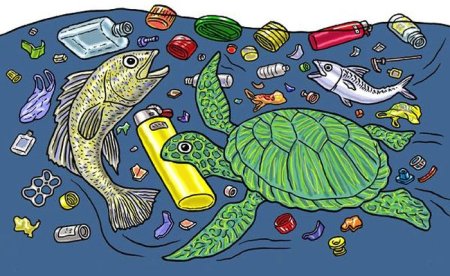 Загрязнение океана для детей