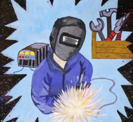 Рисунок на тему сварщик