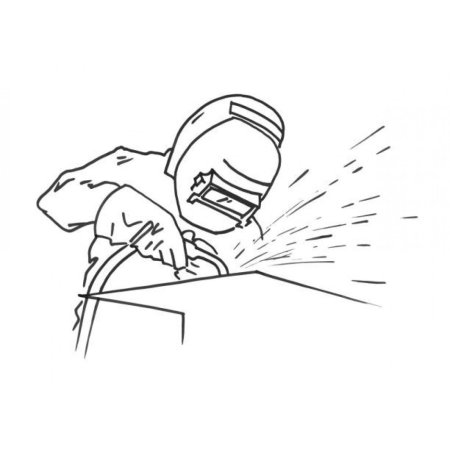 Сварщик раскраска