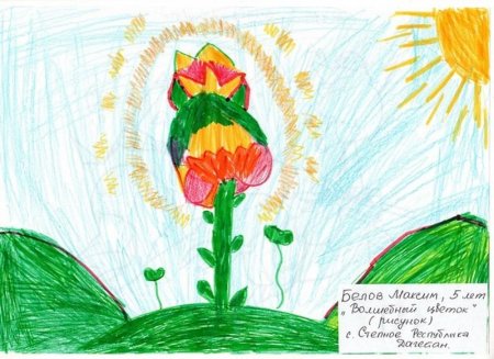 Рисование на тему цветы