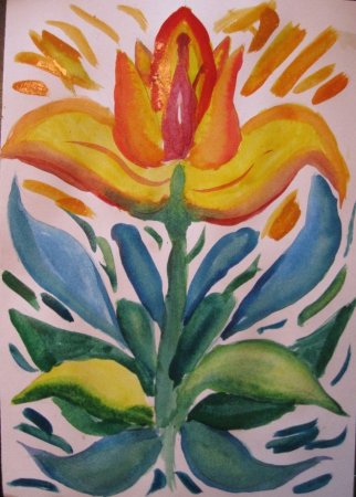 Каменный цветок Бажов рисунок