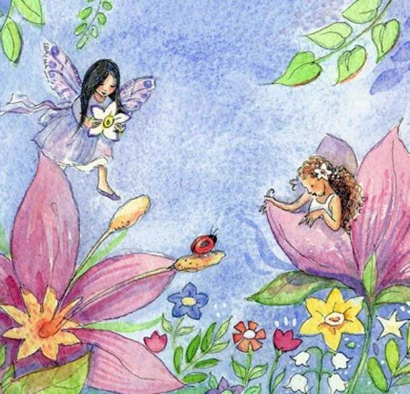 Изо сказочный цветок