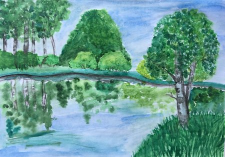 Красота природы рисунок