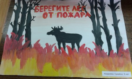 Рисунок на тему пожарная безопасность