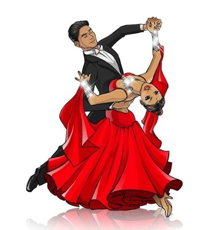 Люди на балу раскраска