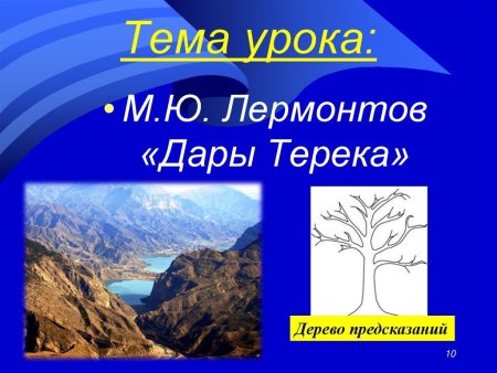 М Ю Лермонтов Терек