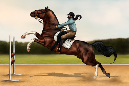 Лошадь с седлом раскраска для детей