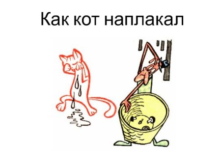 Кот наплакал рисунок