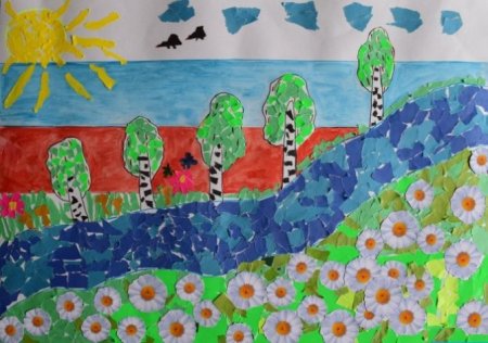 Коллективный рисунок в детском саду