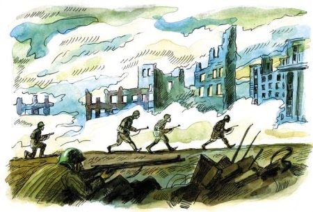 Сталинградская битва рисунки детей