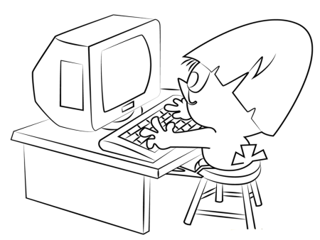 Раскраска за компьютером