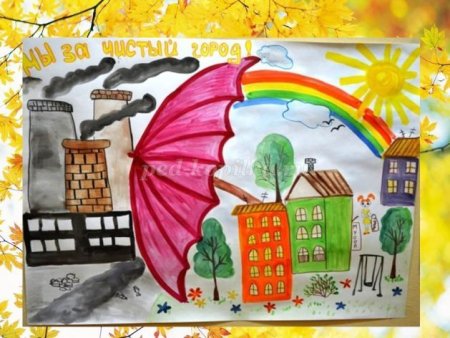 Плакат чистый город