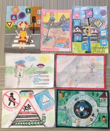 Рисование в детском саду на тему безопасная дорога