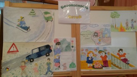 Конкурс рисунков осторожно дорога