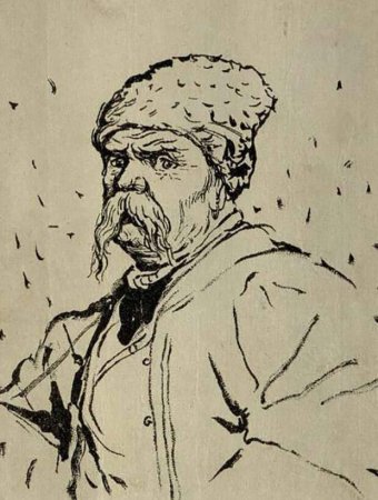 Тарас Бульба портрет легкий