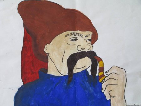 Портрет Тарас Бульба нарисовать портрет