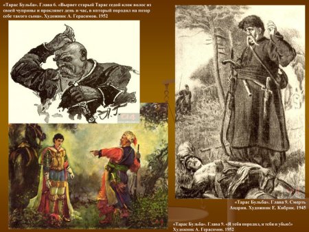 Иллюстрации художников к повести Тарас Бульба