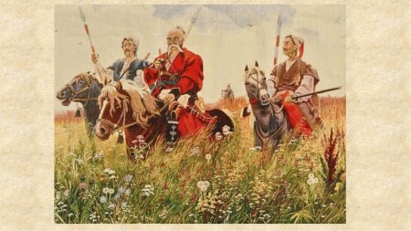 Тарас Бульба иллюстрации степь