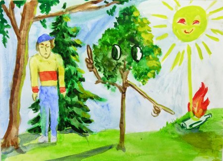 Экология леса рисунок