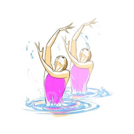 Синхронное плавание логотип