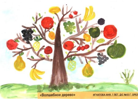 Рисование «сказочное дерево» (т.с.Комарова)