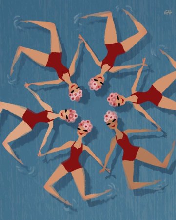 Синхронное плавание арт