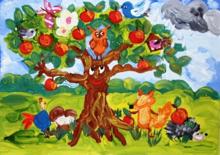 Чуковский чудо дерево иллюстрации