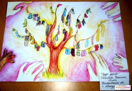 Рисование в старшей группе чудо дерево