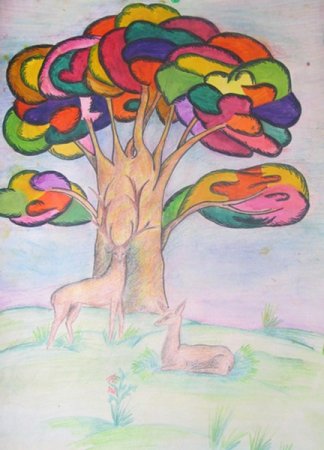 Нарисовать чудо дерево