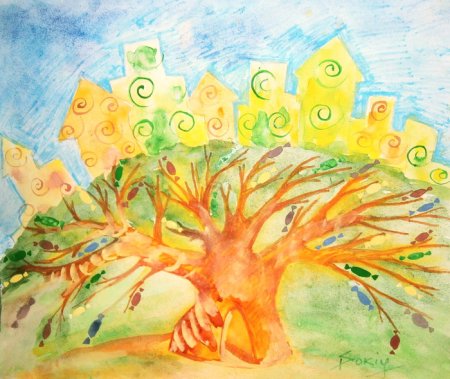 Изо сказочное дерево