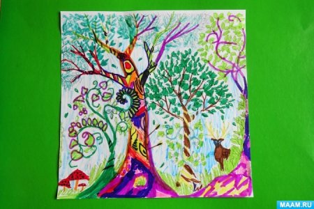 Сказочное дерево средняя группа