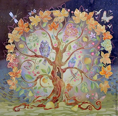 Фантастическое дерево изо