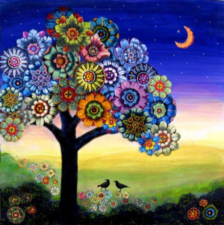 Рисунки леса легкие