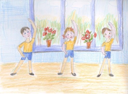 Рисование на тему здоровье в детском саду