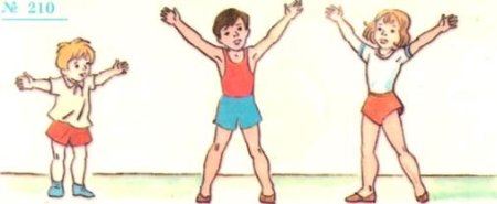Рисование дети на зарядке в старшей группе