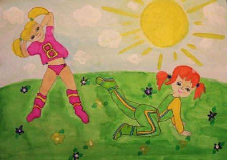 Рисование Утренняя зарядка