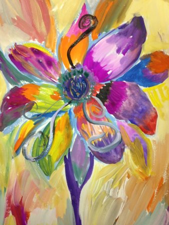 Рисование на тему цветы