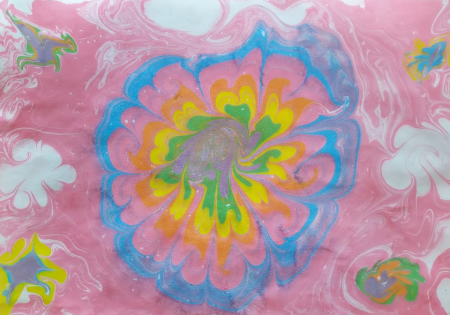 Рисование сказочного цветка