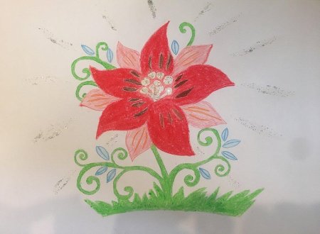 Рисунок на тему яркие краски детства