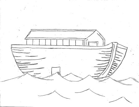 Рисунок Ноева ковчега