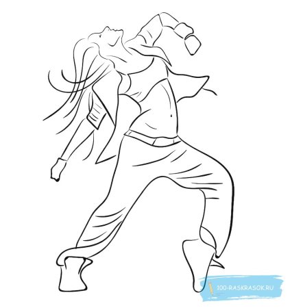 Танцор рисунок