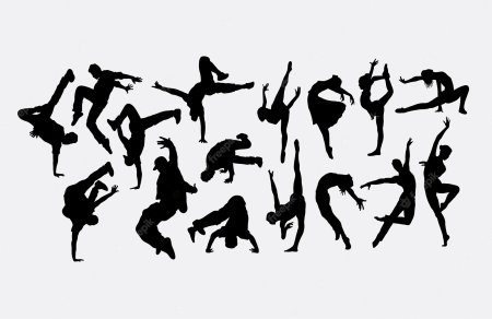 Современная хореография силуэт